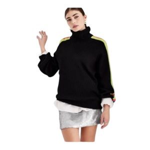 Future Collective Silver sequin Mini ‎ skirt Stretch Size XL